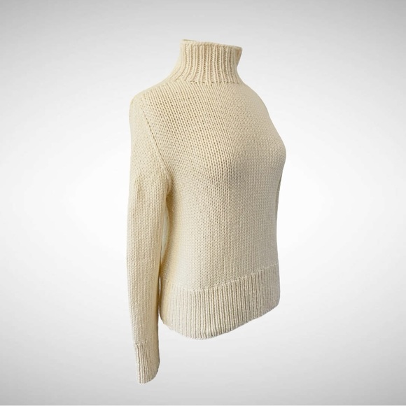 WOMMELSDORFF BERLIN HANDMADE 100% CASHMERE ECRU SWEATER - Picture 4 of 15